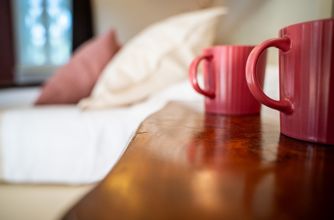 Situata al primo piano dell'edificio che chiude l'antica corte, questa spaziosa e luminosa camera doppia, anche ad uso singola, con balcone aperto sulla corte, è la location ideale per trascorrere le vostre vacanze o pernottare durante un viaggio di lavoro. Con una superficie totale di circa 30 mq, arredata in stile elegante e contemporaneo, offre comfort di ultima generazione. Questa camera offre una splendida vista sugli edifici circostanti e sulla nostra magica campagna.